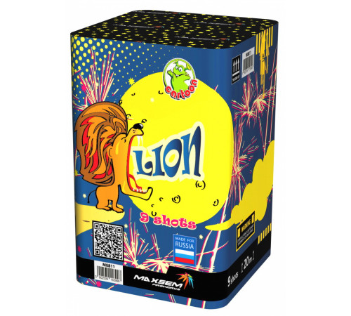 Фейерверк 9 залпов «Lion» Maxsem M0811