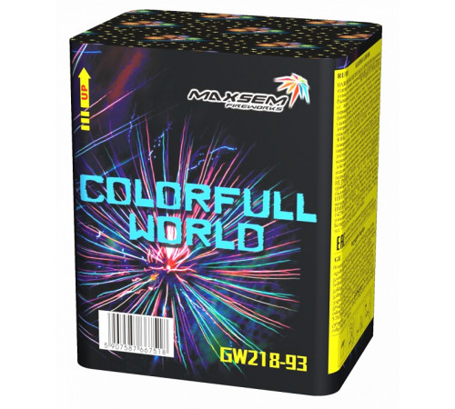 Фейерверк 12 залпов «Colorfull world» Maxsem GW218-93