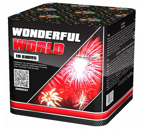 Фейерверк 19 залпов «Wonderful World» Maxsem GWM5034