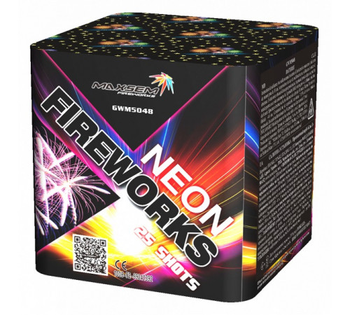 Фейерверк 25 залпов «Neon Fireworks» Maxsem GWM5048