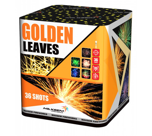 Фейерверк 36 залпов «Golden Leaves» Maxsem GWM6360