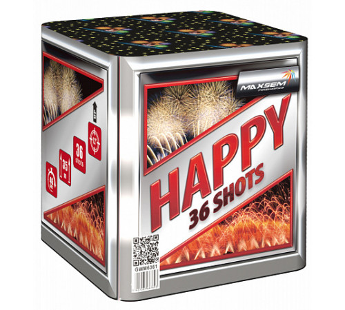 Фейерверк 36 залпов «Happy» Maxsem GWM6361