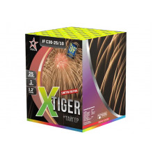 Фейерверк 25 залпов «X TIGER» Joker Fireworks JF C30-25/10