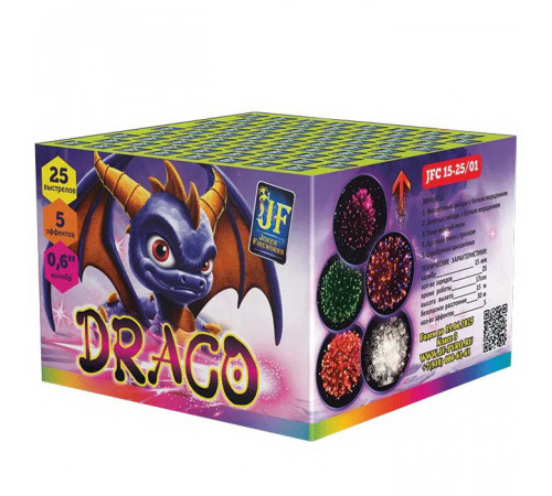 Фейерверк 25 залпов «Драго» Joker Fireworks JF C15-25/01