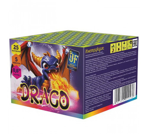 Фейерверк 25 залпов «Драго» Joker Fireworks JF C15-25/01