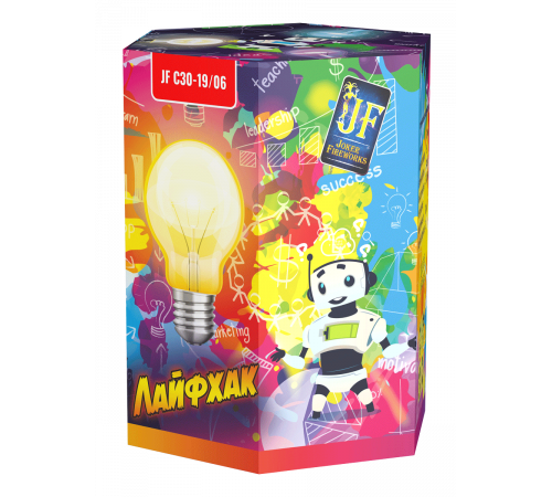 Фейерверк 19 залпов «Лайф-Хак» Joker Fireworks JF C30-19/06