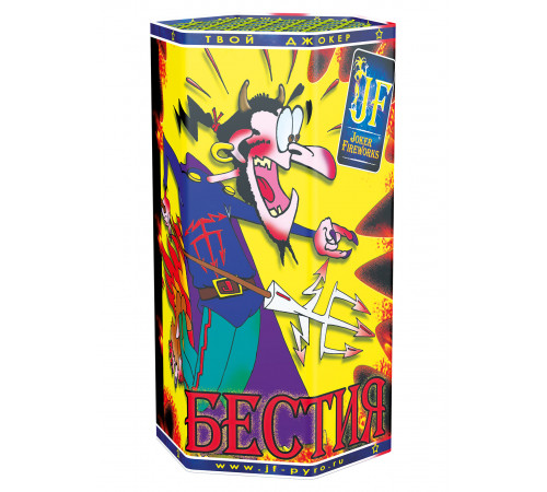 Фейерверк с фонтаном 6 залпов «Бестия» Joker Fireworks JF TB32