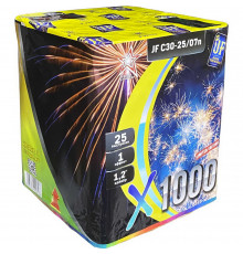 Фейерверк 25 залпов «X1000» Joker fireworks JF C30-25/07n