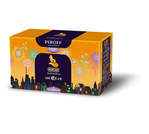 Фейерверк 41 залп «Корсак» Piroff БСК0104108-10