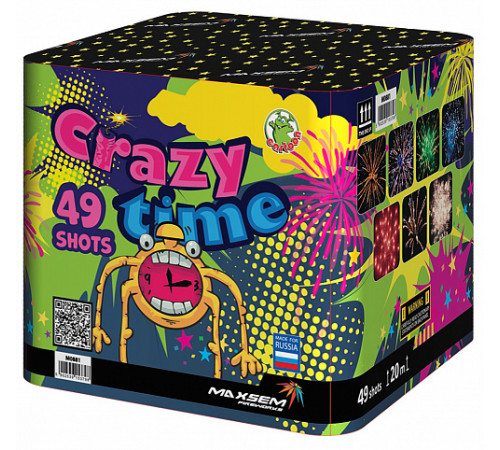 Фейерверк 49 залпов «Crazy Time» Maxsem M0881