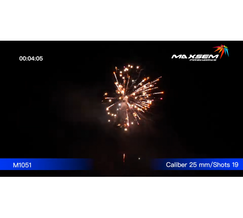 Фейерверк 19 залпов «Big Color» Maxsem M1051