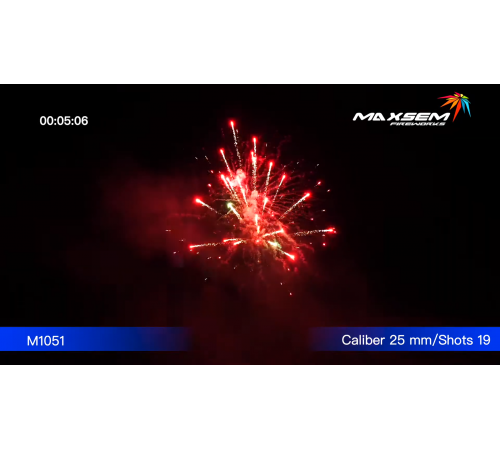 Фейерверк 19 залпов «Big Color» Maxsem M1051