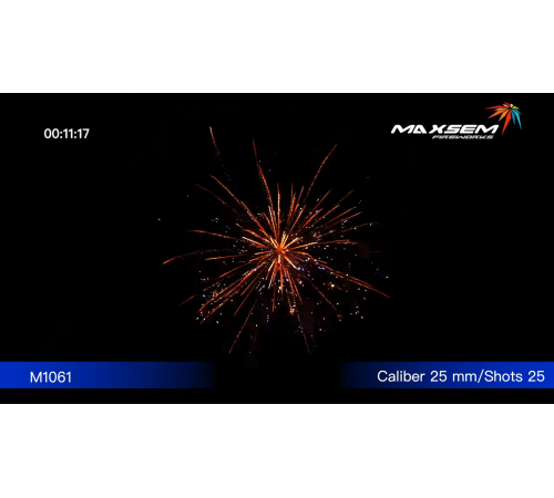 Фейерверк 25 залпов «Rocket Launch» Maxsem M1061
