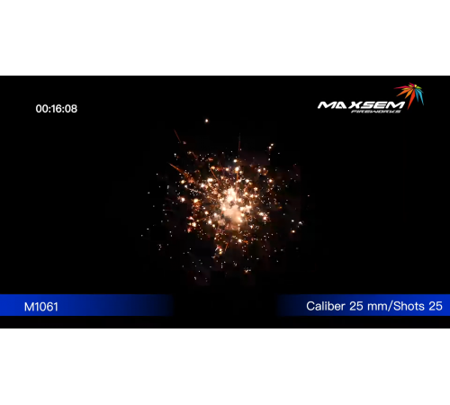 Фейерверк 25 залпов «Rocket Launch» Maxsem M1061