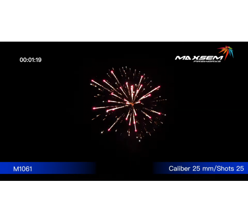 Фейерверк 25 залпов «Rocket Launch» Maxsem M1061