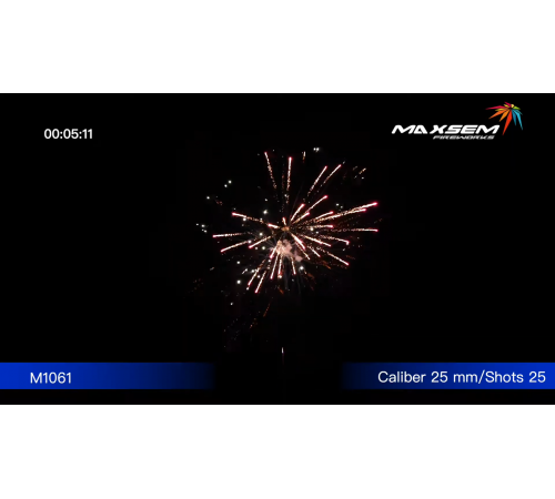 Фейерверк 25 залпов «Rocket Launch» Maxsem M1061