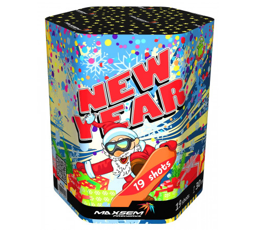 Фейерверк 19 залпов «New Year» Maxsem M1252
