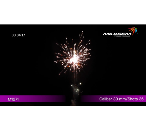 Фейерверк 36 залпов «Red Brocade» Maxsem M1271