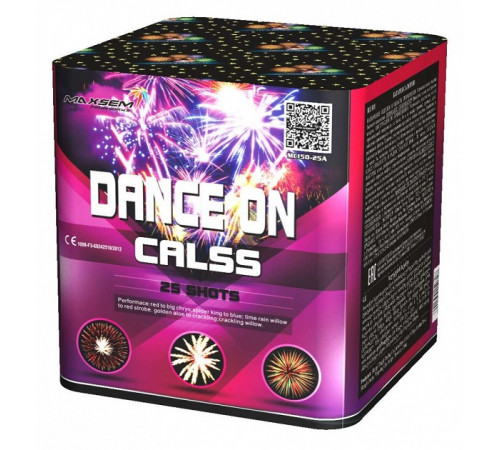 Мощный салют 25 залпов «Dance on Calls» Maxsem MC150-25А