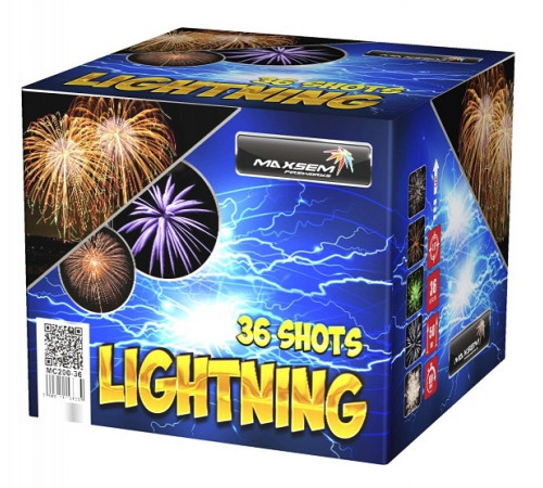 Мощный фейерверк 36 залпов «Lightning» Maxsem MC200-36