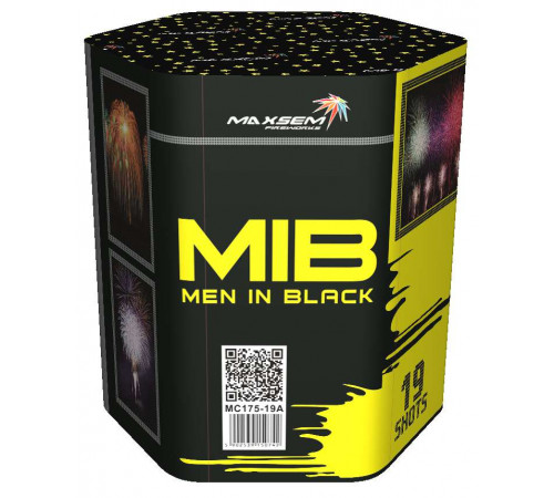 Мощный фейерверк 19 залпов «Men in Black» Maxsem MC175-19A
