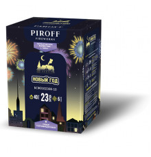 Фейерверк с фонтаном 23 залпа «Новый Год» Piroff БСФ0802308-10