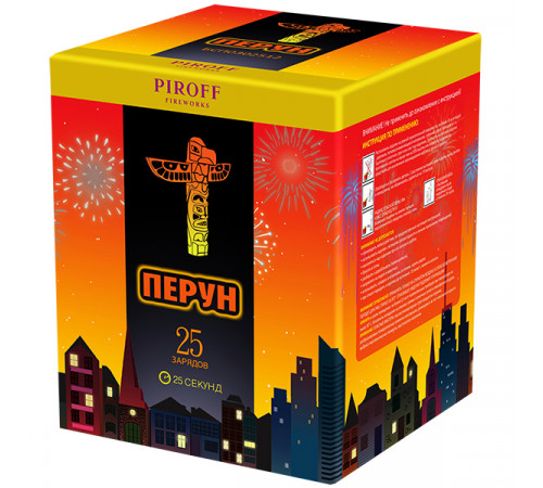 Фейерверк 25 залпов «Перун» Piroff БСП0302512