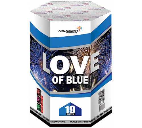 Фейерверк 19 залпов «Love of Blue» Maxsem SB19-02