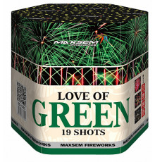 Фейерверк 19 залпов «Love of Green» Maxsem SB19-03