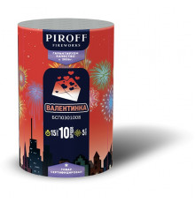 Фейерверк 10 залпов «Валентинка» Piroff БСП0301008