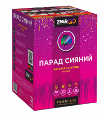 Фейерверк 25 залпов «Парад Сияний» ZeerGo Z2061