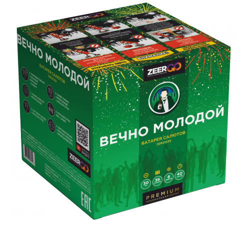 Фейерверк 36 залпов «Вечно Молодой» ZeerGo Z2091