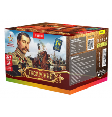 Комбинированный фейерверк 221 залп «Гусарский» Joker fireworks JF VIP10