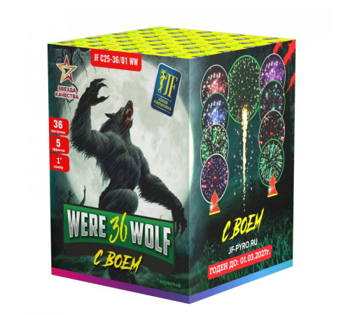 Фейерверк 36 залпов «Вервольф 36» Joker Fireworks JF C25-36/01WW