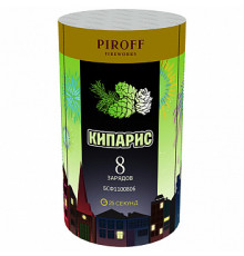 Фейерверк с фонтаном 8 залпов «Кипарис» Piroff БСФ1100806
