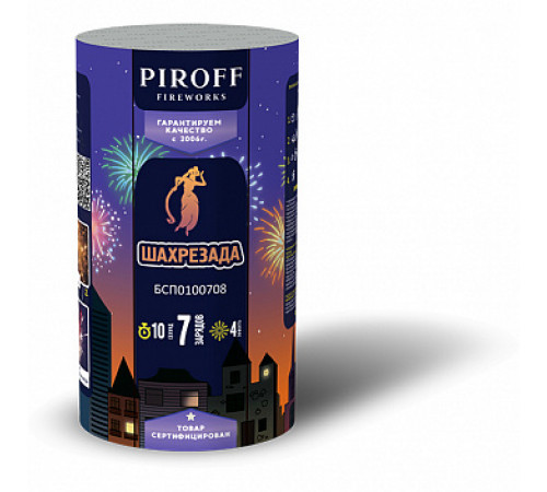 Фейерверк 7 залпов «Шахрезада» Piroff БСП0100708