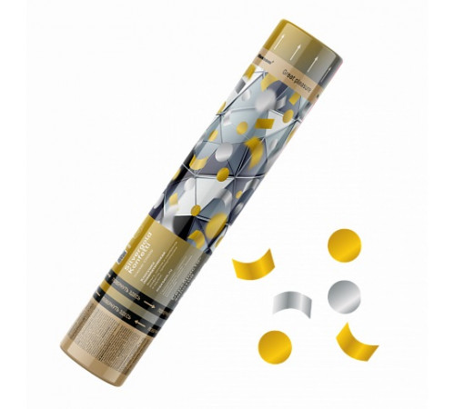 Хлопушка с конфетти 30 сантиметров «Silvergold Konfetti» Maxsem CM009