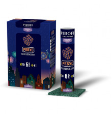 Фестивальные шары 2,5 дюйма 6 штук «Ребус» Piroff ОС01006250