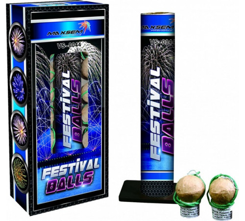 Фестивальные шары 12 штук «Festival Balls» Maxsem VS-0044