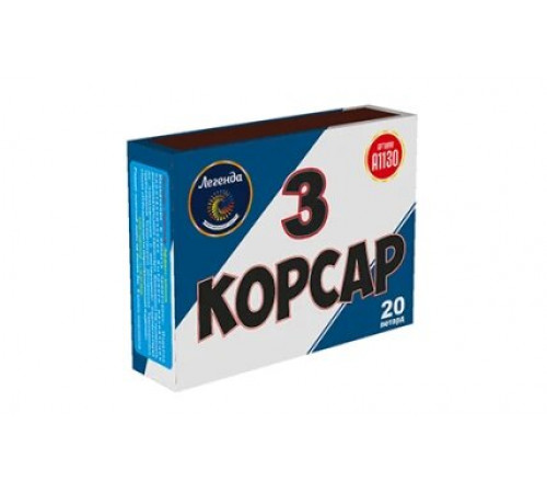 Петарды 20 штук «Корсар 3» Легенда А1130