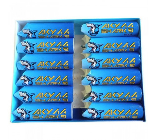Мощные петарды 12 штук «Акула Shark 9» ТМ Волк В008