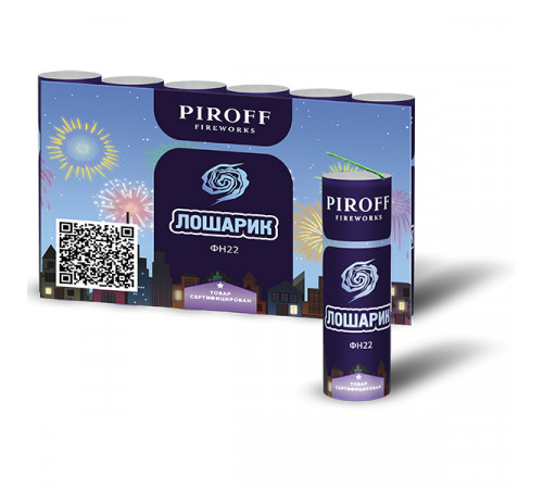 Наземный фейерверк 6 штук «Лошарик» Piroff ФН11
