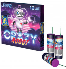 Мощные петарды 12 штук «Crazy Robots 2» Joker Fireworks JF KR2