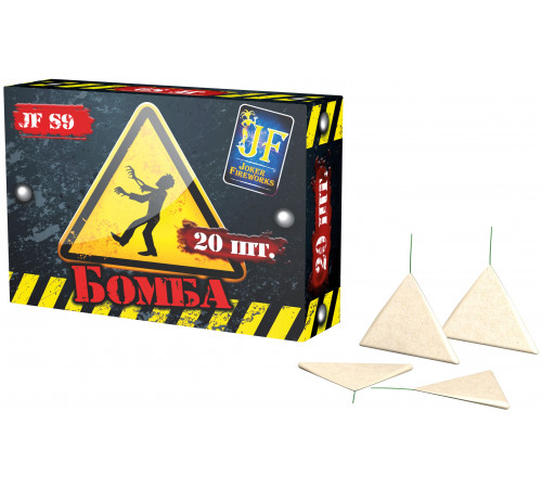 Петарды треугольники 20 штук «Бомба» Joker Fireworks JF S9