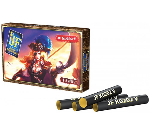 Крутящиеся петарды 10 штук «Калипсо» Joker fireworks K0202-V
