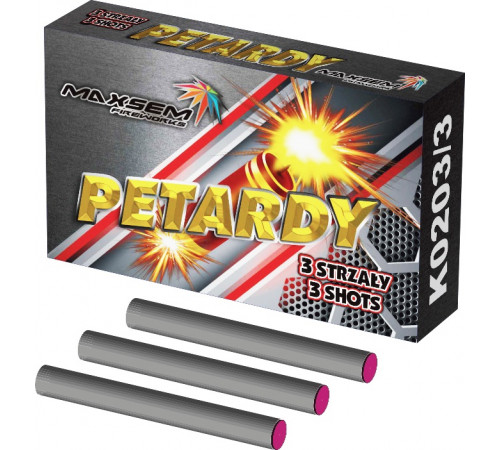Петарды с тройным хлопком 50 штук «Petardy» Maxsem K0203/3