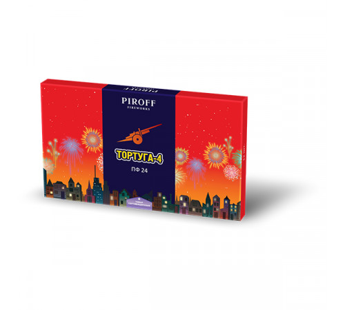 Петарды 12 штук «Тортуга 4» Piroff ПФ34