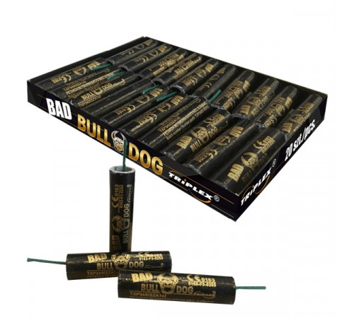Мощные петарды 20 штук «Bad Bulldog» Triplex TXP340