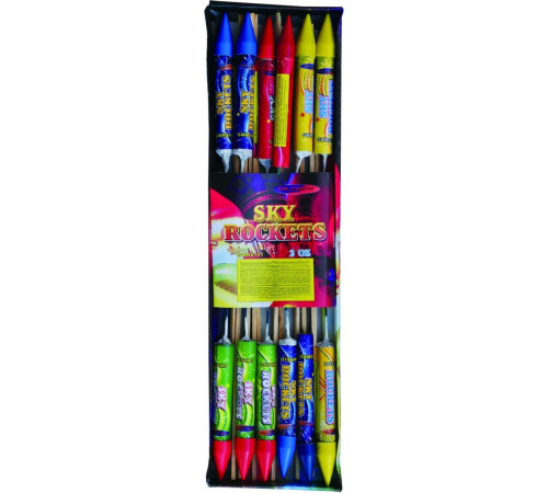Ракеты 12 штук «Sky Rockets» Maxsem GWR6101