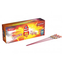 Ракеты со свистом 12 залпов «Свист хлоп» Joker fireworks JF0445